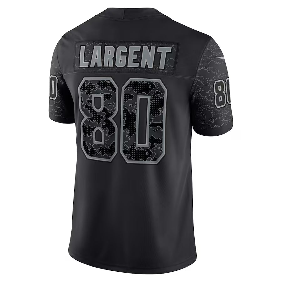 BIPIHUC S.Seahawks #80 Steve Largent Player Black RFLCTV Limited Stitched Jerseys