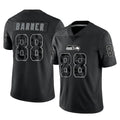 BIPIHUC S.Seahawks #88 AJ Barner Player Black Limited Reflective Home Game Stitched Jerseys