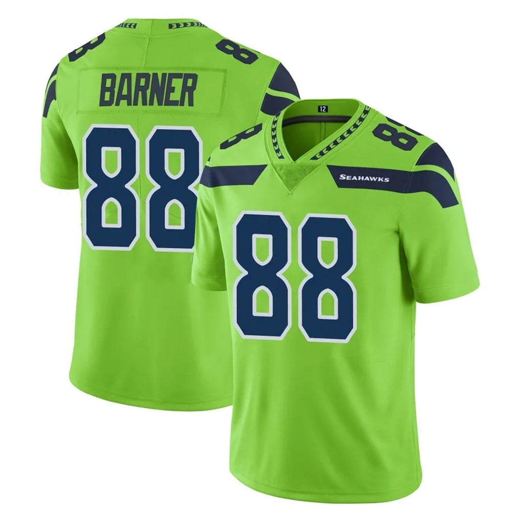 BIPIHUC S.Seahawks #88 AJ Barner Player Green Limited Color Rush Home Game Stitched Jerseys