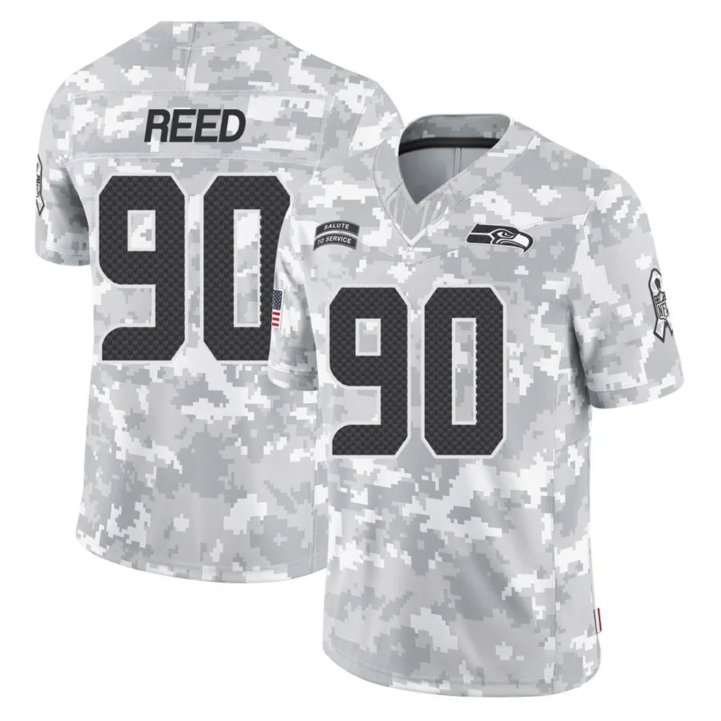BIPIHUC S.Seahawks #90 Jarran Reed Player Arctic Camo Limited Salute To Service Home Game Stitched Jerseys