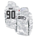 BIPIHUC S.Seahawks #90 Jarran Reed Player Arctic Camo Limited Salute to Service Pullover Hoodies Game Stitched Jerseys