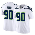 BIPIHUC S.Seahawks #90 Jarran Reed Player White Limited Vapor F.U.S.E. Home Game Stitched Jerseys