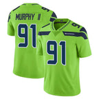 BIPIHUC S.Seahawks #91 Byron Murphy II Player Green Limited Color Rush Home Game Stitched Jerseys
