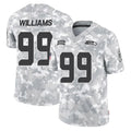BIPIHUC S.Seahawks #99 Leonard Williams Player Arctic Camo Limited Salute To Service Home Game Stitched Jerseys