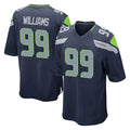 BIPIHUC S.Seahawks #99 Leonard Williams Player Navy Home Game Stitched Jerseys