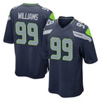 BIPIHUC S.Seahawks #99 Leonard Williams Player Navy Home Game Stitched Jerseys