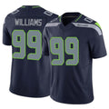 BIPIHUC S.Seahawks #99 Leonard Williams Player Navy Limited Vapor F.U.S.E. Home Game Stitched Jerseys