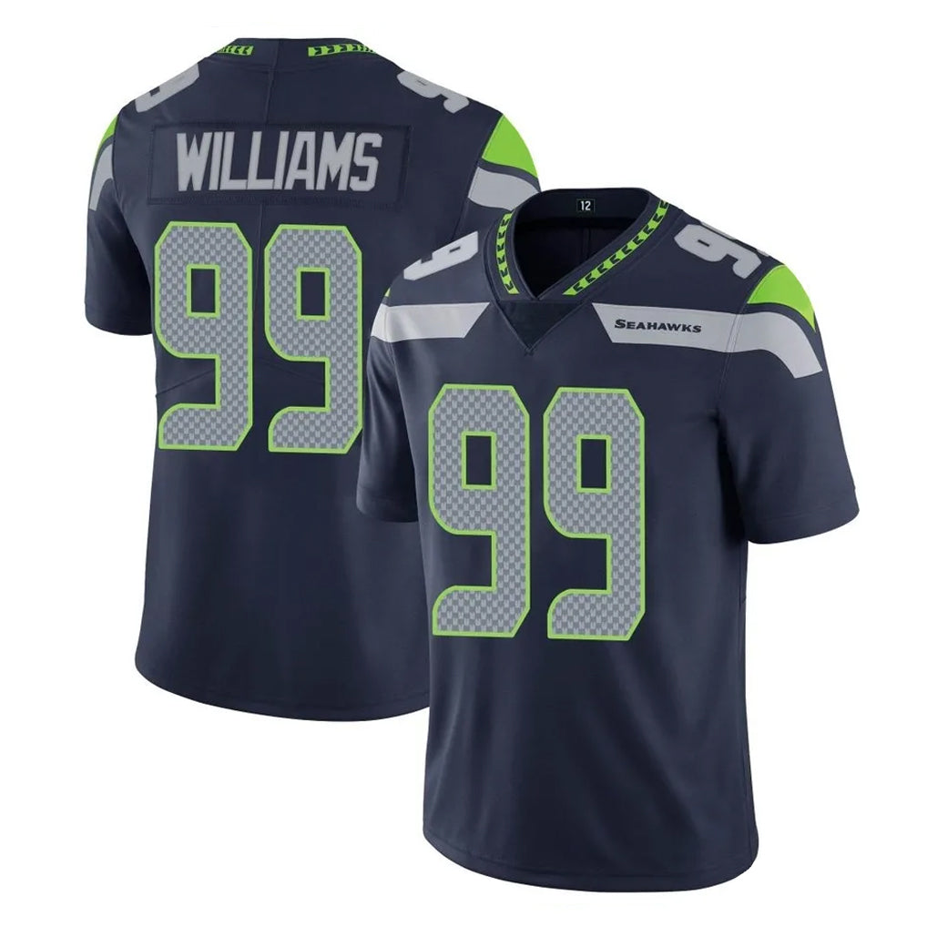 BIPIHUC S.Seahawks #99 Leonard Williams Player Navy Limited Vapor Untouchable Home Game Stitched Jerseys
