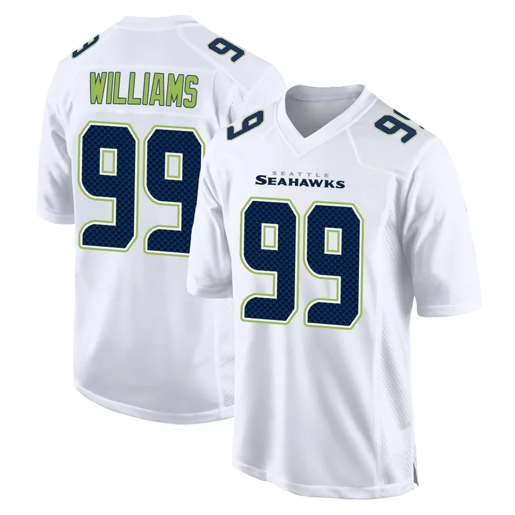 BIPIHUC S.Seahawks #99 Leonard Williams Player White Tundra Fashion Home Game Stitched Jerseys