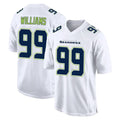 BIPIHUC S.Seahawks #99 Leonard Williams Player White Tundra Fashion Home Game Stitched Jerseys