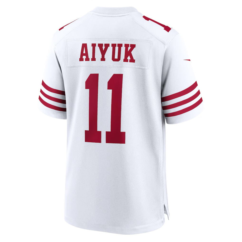 BIPIHUC SF.49ers #11 Brandon Aiyuk White Game Stitched Jerseys