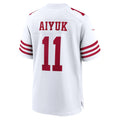 BIPIHUC SF.49ers #11 Brandon Aiyuk White Game Stitched Jerseys
