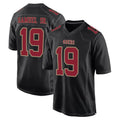 BIPIHUC SF.49ers #19 Deebo Samuel Sr. Player Black Fashion Home Game Stitched Jerseys