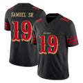 BIPIHUC SF.49ers #19 Deebo Samuel Sr. Player Black Limited Rivalries Collection Home Game Stitched Jerseys