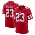 BIPIHUC SF.49ers #23 Christian McCaffrey Player Red Game Home Stitched Jerseys