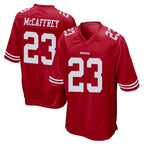 BIPIHUC SF.49ers #23 Christian McCaffrey Player Red Home Game Stitched Jerseys