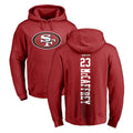 BIPIHUC SF.49ers #23 Christian McCaffrey Player Red LOGO Pullover Hoodies Home Game Stitched Jerseys