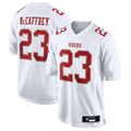 BIPIHUC SF.49ers #23 Christian McCaffrey Player Tundra White Fashion Game Stitched Jerseys