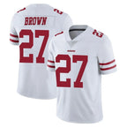 BIPIHUC SF.49ers #27 Ji'Ayir Brown Player White Limited Vapor Untouchable Home Game Stitched Jerseys