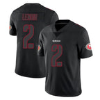 BIPIHUC SF.49ers #2 Deommodore Lenoir Player Black Impact Limited Home Game Stitched Jerseys