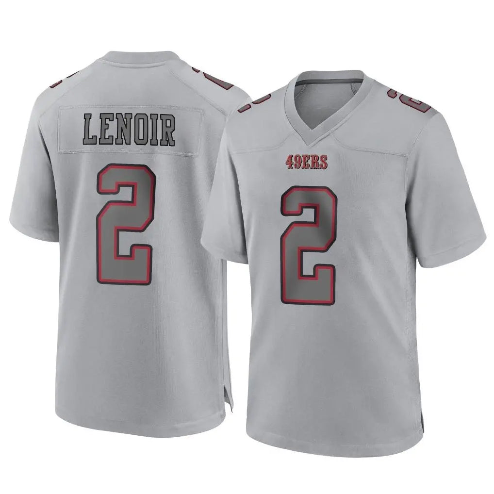BIPIHUC SF.49ers #2 Deommodore Lenoir Player Gray Atmosphere Fashion Home Game Stitched Jerseys