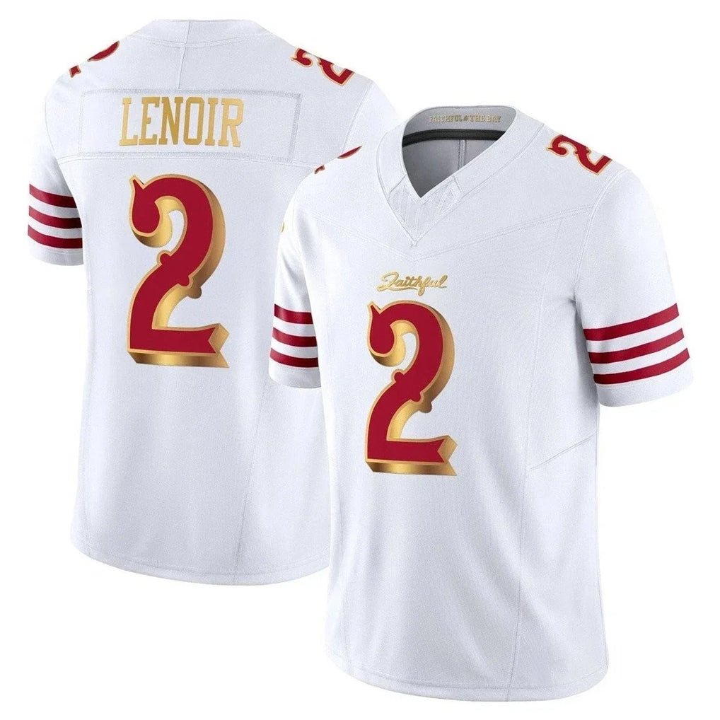 BIPIHUC SF.49ers #2 Deommodore Lenoir Player White 2025 Rivalries Collection Game Limited Stitched Jerseys