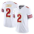 BIPIHUC SF.49ers #2 Deommodore Lenoir Player White 2025 Rivalries Collection Game Limited Stitched Jerseys