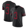 BIPIHUC SF.49ers #3 Christian Kirk Player Black Alternate Limited Vapor Untouchable Home Game Stitched Jerseys