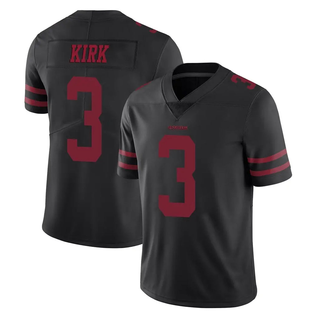 BIPIHUC SF.49ers #3 Christian Kirk Player Black Alternate Limited Vapor Untouchable Home Game Stitched Jerseys