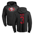 BIPIHUC SF.49ers #3 Christian Kirk Player Black LOGO Pullover Hoodies Home Game Stitched Jerseys