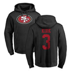 BIPIHUC SF.49ers #3 Christian Kirk Player Black LOGO Pullover Hoodies Home Game Stitched Jerseys