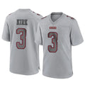 BIPIHUC SF.49ers #3 Christian Kirk Player Gray Atmosphere Fashion Home Game Stitched Jerseys