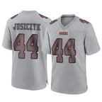 BIPIHUC SF.49ers #44 Kyle Juszczyk Player Gray Atmosphere Fashion Home Game Stitched Jerseys