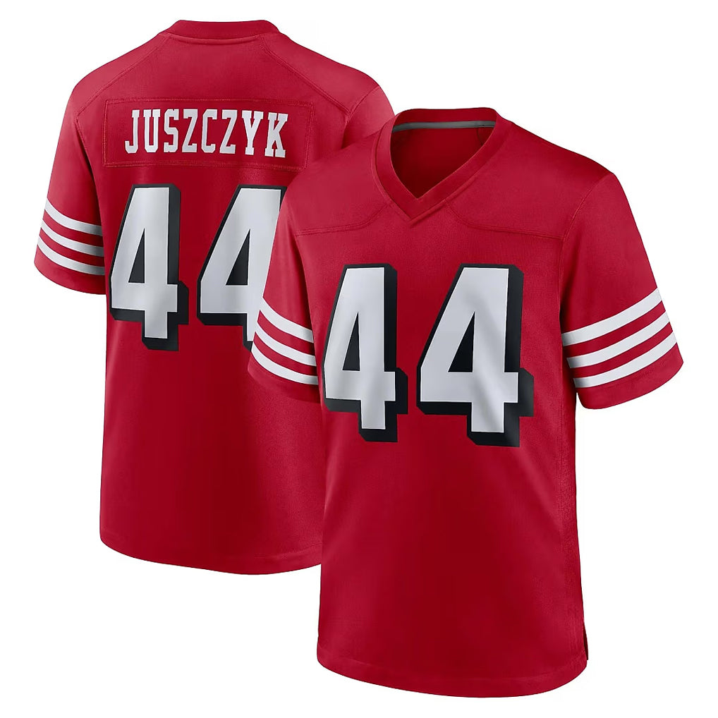 BIPIHUC SF.49ers #44 Kyle Juszczyk Player Red Limited Alternate Home Game Stitched Jerseys
