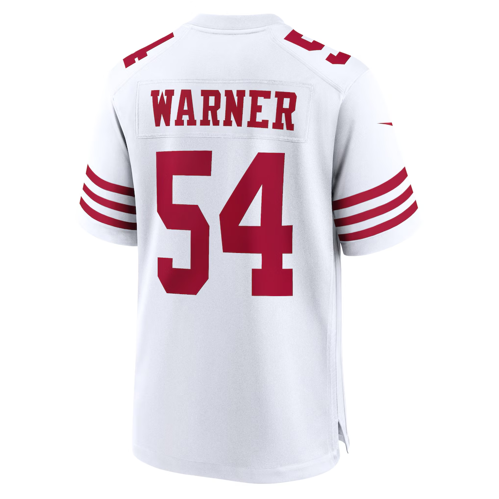 BIPIHUC SF.49ers #54 Fred Warner White Player Game Stitched Jerseys