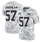 BIPIHUC SF.49ers #57 Dre Greenlaw Player Arctic Camo Limited Salute To Service Home Game Stitched Jerseys