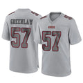 BIPIHUC SF.49ers #57 Dre Greenlaw Player Gray Atmosphere Fashion Home Game Stitched Jerseys