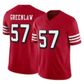 BIPIHUC SF.49ers #57 Dre Greenlaw Player Red Limited Alternate Vapor F.U.S.E. Home Game Stitched Jerseys