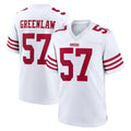 BIPIHUC SF.49ers #57 Dre Greenlaw Player White Game Home Stitched Jerseys