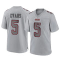BIPIHUC SF.49ers #5 Mike Evans Player Gray Atmosphere Fashion Home Game Stitched Jerseys
