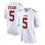 BIPIHUC SF.49ers #5 Mike Evans Player White Fashion Home Game Stitched Jerseys