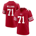 BIPIHUC SF.49ers #71 Trent Williams Player Red Game Home Stitched Jerseys