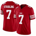 BIPIHUC SF.49ers #7 De'Zhaun Stribling Player Red Limited Vapor F.U.S.E. Home Game Stitched Jerseys