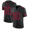 BIPIHUC SF.49ers #80 Jerry Rice Player Black Vapor Untouchable Limited Throwback Stitched Jerseys