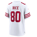 BIPIHUC SF.49ers #80 Jerry Rice White Retired Player Game American Stitched Jersey