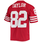 BIPIHUC SF.49ers #82 John Taylor Mitchell & Ness Scarlet Legacy Replica Jersey