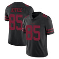 BIPIHUC SF.49ers #85 George Kittle Player Black Alternate Limited Vapor Untouchable Home Game Stitched Jerseys