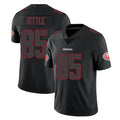 BIPIHUC SF.49ers #85 George Kittle Player Black Impact Limited Home Game Stitched Jerseys