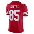 BIPIHUC SF.49ers #85 George Kittle Scarlet Team Vapor F.U.S.E. Stitched Limited Jerseys