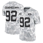 BIPIHUC SF.49ers #92 Osa Odighizuwa Player Arctic Camo Limited Salute To Service Home Game Stitched Jerseys